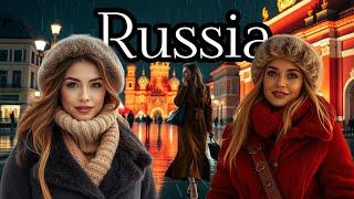 The mysterious feeling of Red Square in the night rain️ – Red Square Russia Night Walking Tour