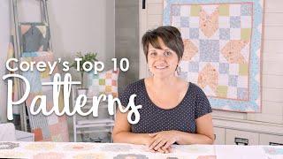 Countdown to Corey Yoder’s Top 10 Coriander Quilt Patterns | Fat Quarter Shop