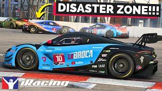 I LOVE iRacing GT3 at Long Beach...but it's CARNAGE!!!