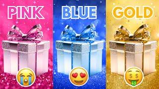 Choose Your Gift...! Pink, Blue or Gold ⭐️ How Lucky Are You?  WhizQuizz