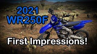 2021 Yamaha WR250F First Ride & Impressions