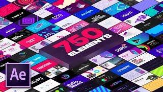 The Ultimate 750 Motion Graphics Pack For After Effects | TOKO Review