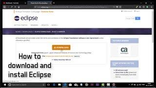 JavaFX Basic Tutorial #1 How to Download and Install Eclipse