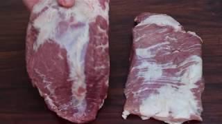 SECRETO Pork Steak DUROC vs. IBERICO - english Grill- and BBQ-Recipe - 0815BBQ