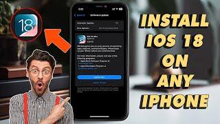 How to Install iOS 18 on iPhone X Series XS/XR | Update iOS 18 on Old iPhone