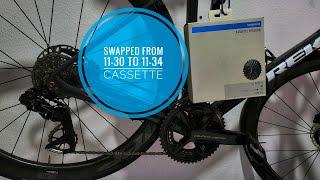 How to swap from 11-30 to 11-34 cassette without chain replacement