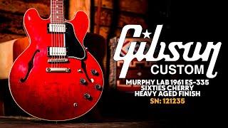 Peach Picks! | Gibson Custom Murphy Lab 1961 ES-335 Reissue 60's Cherry - Heavy Aged