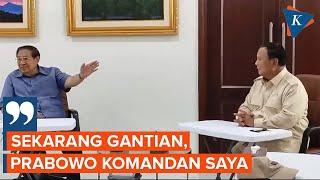 Guyon SBY ke Prabowo: Sekarang Gantian, Prabowo Komandan Saya