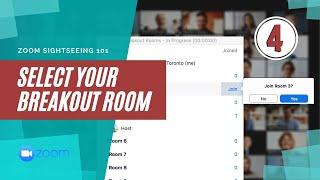 How to choose your own Breakout Room in Zoom