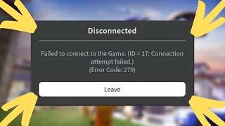 How To Fix Roblox Error Code 279