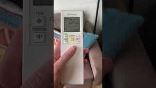 Daikin ac remote