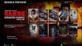 Call of Duty Cold War Rambo Operator Bundle Review