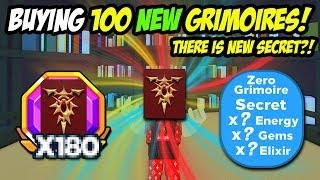 New Secret Grimoire?! Opening 100 Grimoires From Zero Island in Anime Punching Simulator