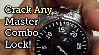 Break open any Master Combo Lock in 8 tries or less!