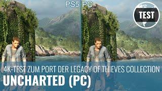 Uncharted - Legacy of Thieves Collection: PC-Port im Test + PS5-Vergleich (4K/60, Review, German)