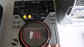 Pioneer CDJ-400 test (p-ricey)