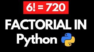 Python program to find factorial of a number