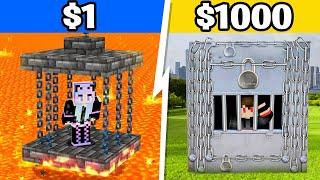 $1 vs $1,000,000 Prison Escape in Minecraft