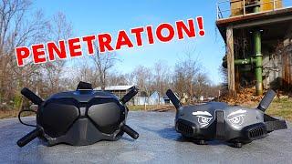 Goggles 2 vs V2 Goggles | O3 Air Unit BANDO Penetration test