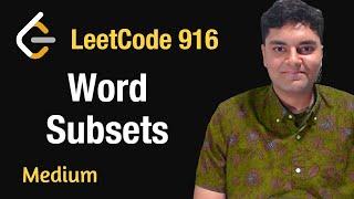 Word Subsets - Leetcode 916 - Python