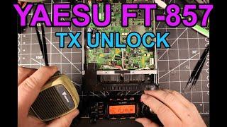 YAESU FT-857 TX Unlock Frequency expansion