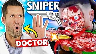 ER Doctor REACTS to Brutal Sniper Elite 5 X-Rays