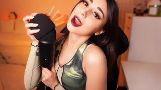 ASMR Mic Pumping  (microphone scratching, swirling, whispers, fast & aggressive)