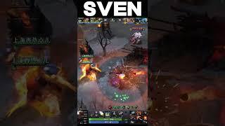 Sven is BrokenInstant 2400 Golds in 35 Second #dota2 #shorts #Rampage