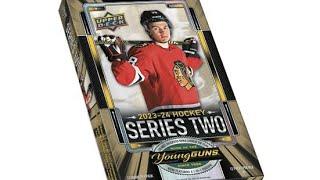 Bedard Hunting!!! Opening 2023-24 Upper-Deck series 2 Hobby hockey card box Connor bedard year