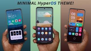 Chinese Minimal HyperOS Theme You Must Try on Your Xiaomi Devices (Hindi)