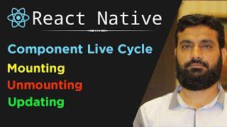 React Native Component Life Cycle Mounting UnMounting and Updating in Urdu | Urdu & Hindi