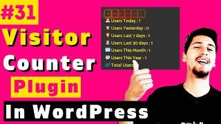How to add Visitor's Counter in WordPress Website | Visitor Counter Plugin in WordPress