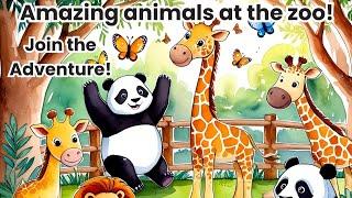 Amazing Animals at the Zoo!  (Fun Animal Adventure for Kids)