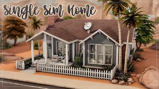 Дом для одиночки | Симс 4: Строительство | Single Sim Home | The Sims 4: Speed Build