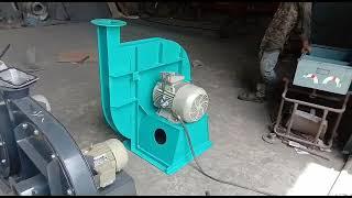 High Pressure Centrifugal Blower Trail Run Test