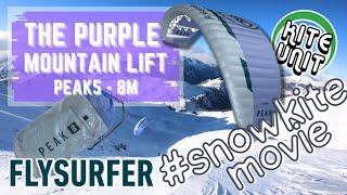 "The Purple mountain lift"  - Best Of Snowkite movie PEAK5 8m FLYSURFER Alex RObin