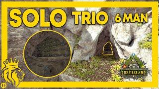 SOLO, TRIO, 6 MAN Caves W/ Full Base Designs on Lost Island