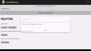 Calling between Android Java methods and WebView JavaScript, with @JavascriptInterface