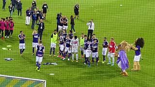 Austria Wien Fans feiern Einzug in die UEFA EL Gruppenphase