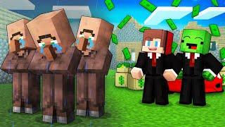 Mikey and JJ Became RICH and Kick Villagers Out in Minecraft (Maizen)