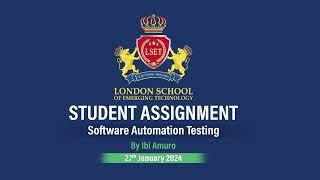 Mastering Test Plans: Unveiling the Art and Science of Software Automation Testing @lsetuk