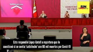 López-Gatell da cátedra a reportera ‼️