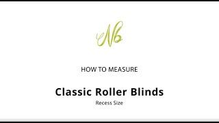 How to Measure for Roller Blinds