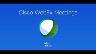 Сервис для онлайн уроков (конференций) Cisco WebEx Meetings