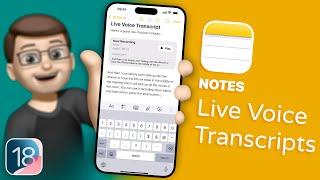 Embed Audio Recordings with Live Transcripts in iOS 18 Notes