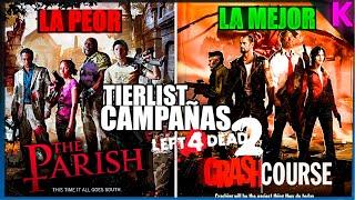 ¿Cuál es la MEJOR Campaña de Left 4 Dead? (Tierlist)