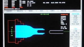 CAM Simulation for cnc lathe, turn, drill, thread