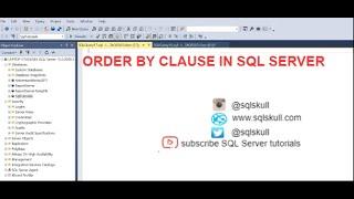 Order BY Clause in SQL Server