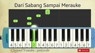 Dari Sabang Sampai Merauke | not pianika