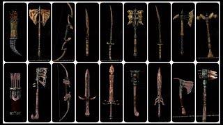 Skyrim Special Edition: ▶️Bonemold And Chitin Weapons - Morrowind Armory◀️ Mini Mod Showcase